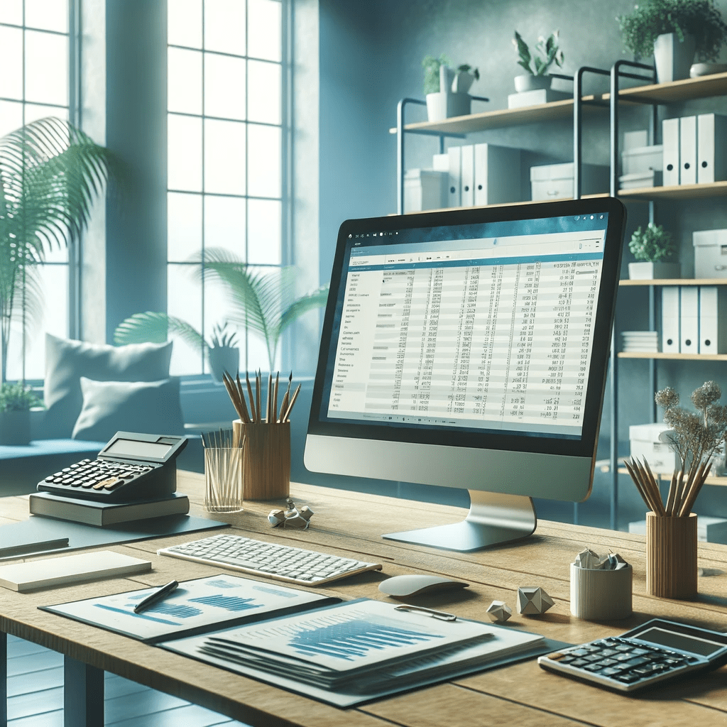 Modern Accounting Workspace Illustrating Stress-Free Environment for Accountants